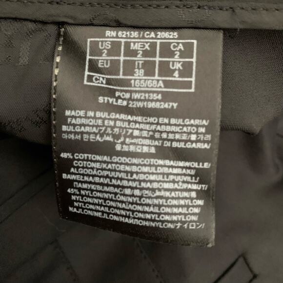 Guess by Marciano Silky Tuxedo Black Short Shorts Trouser Women’s 2 - Picture 8 of 8